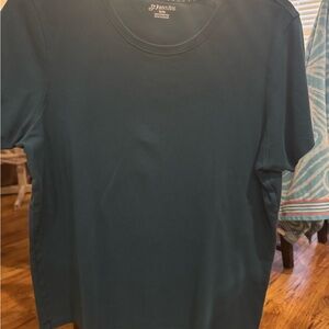 St. John's Bay Teal Short Sleeve Tee